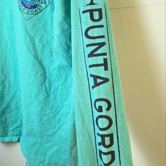 Men's Blue 84 Punta Gorda Long Sleeve Graphic Shirt, Size Small - Picture 3 of 4